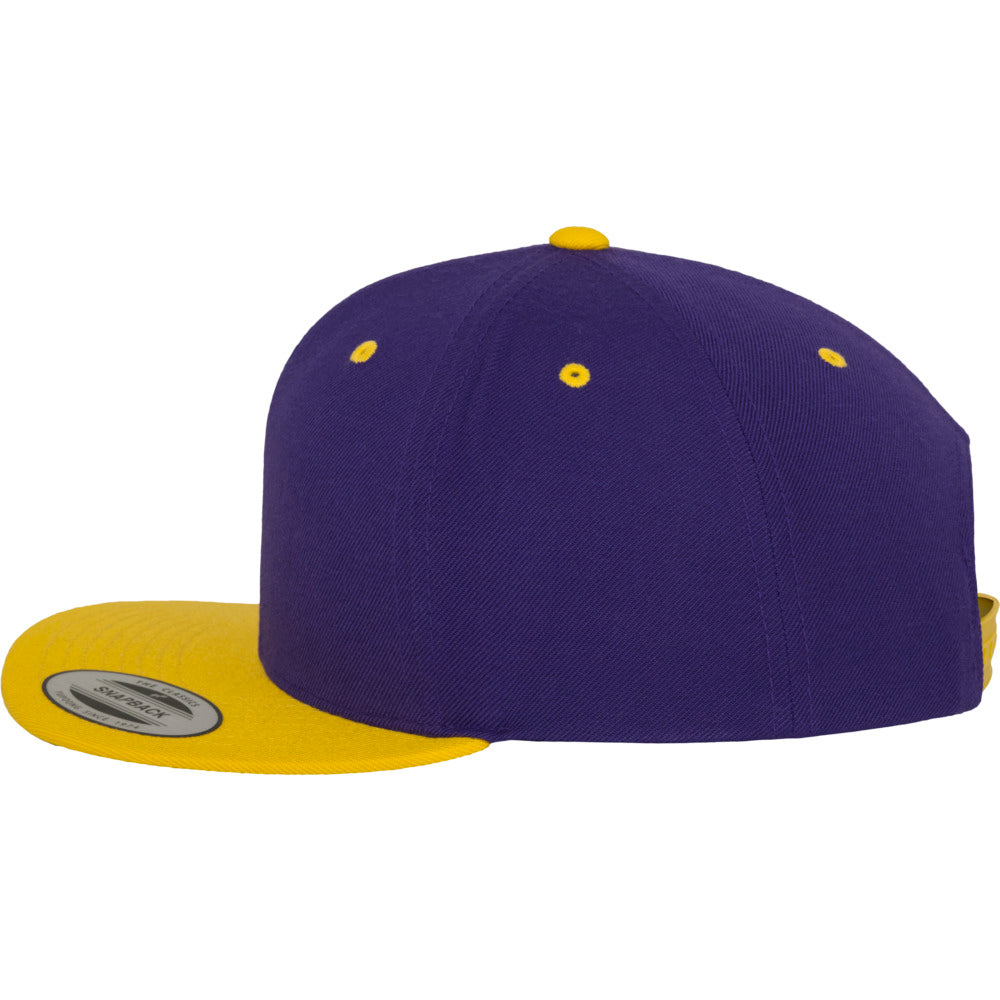 Yupoong - Snapback - Purple/Gold - capstore.dk