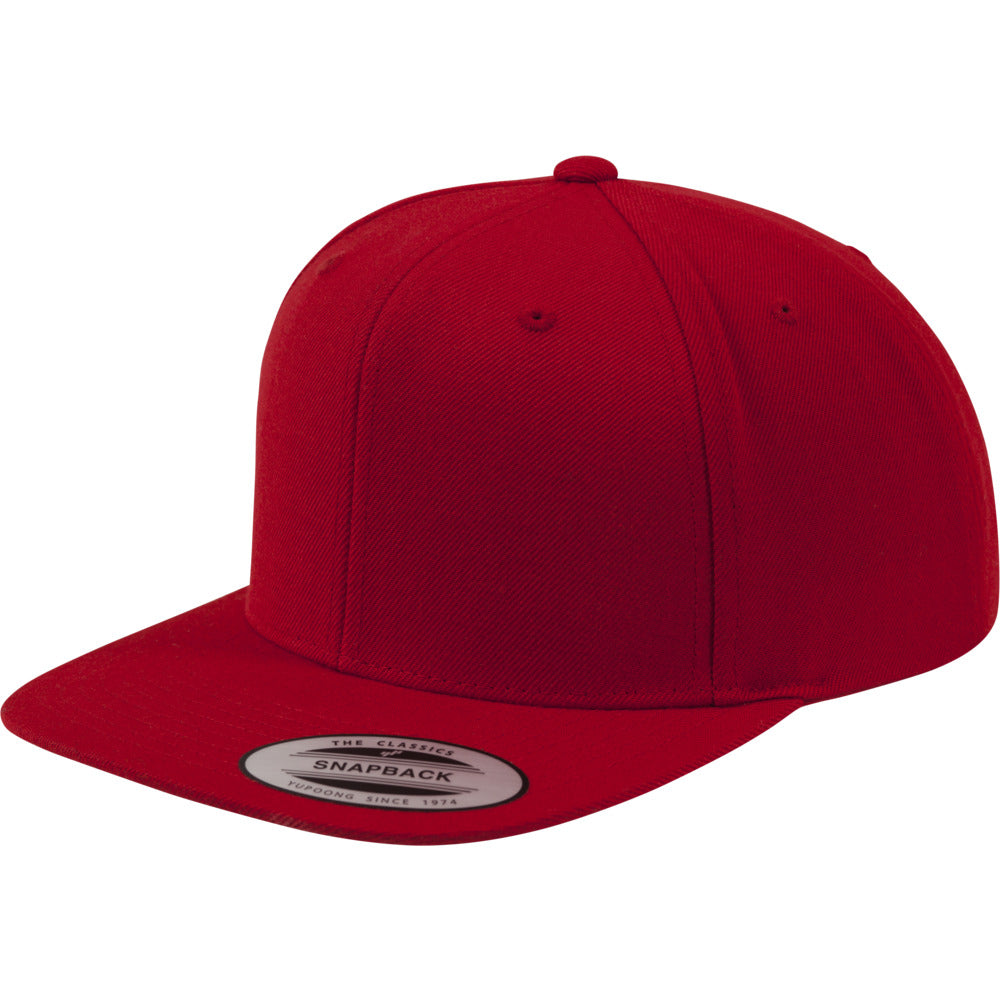 Yupoong - Snapback - Red - capstore.dk
