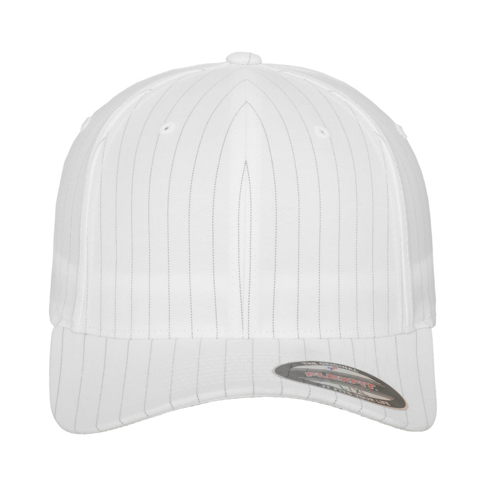 Flexfit - Pinstripe Baseball Cap - White - capstore.dk