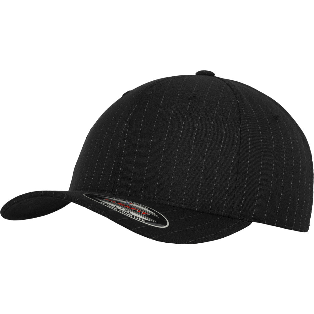 Flexfit - Pinstripe Baseball Cap - Black - capstore.dk