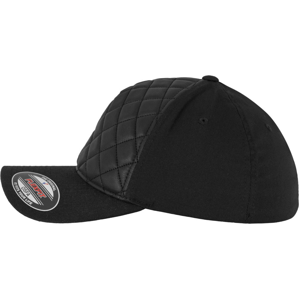 Flexfit - Quilt Baseball Cap - Black - capstore.dk