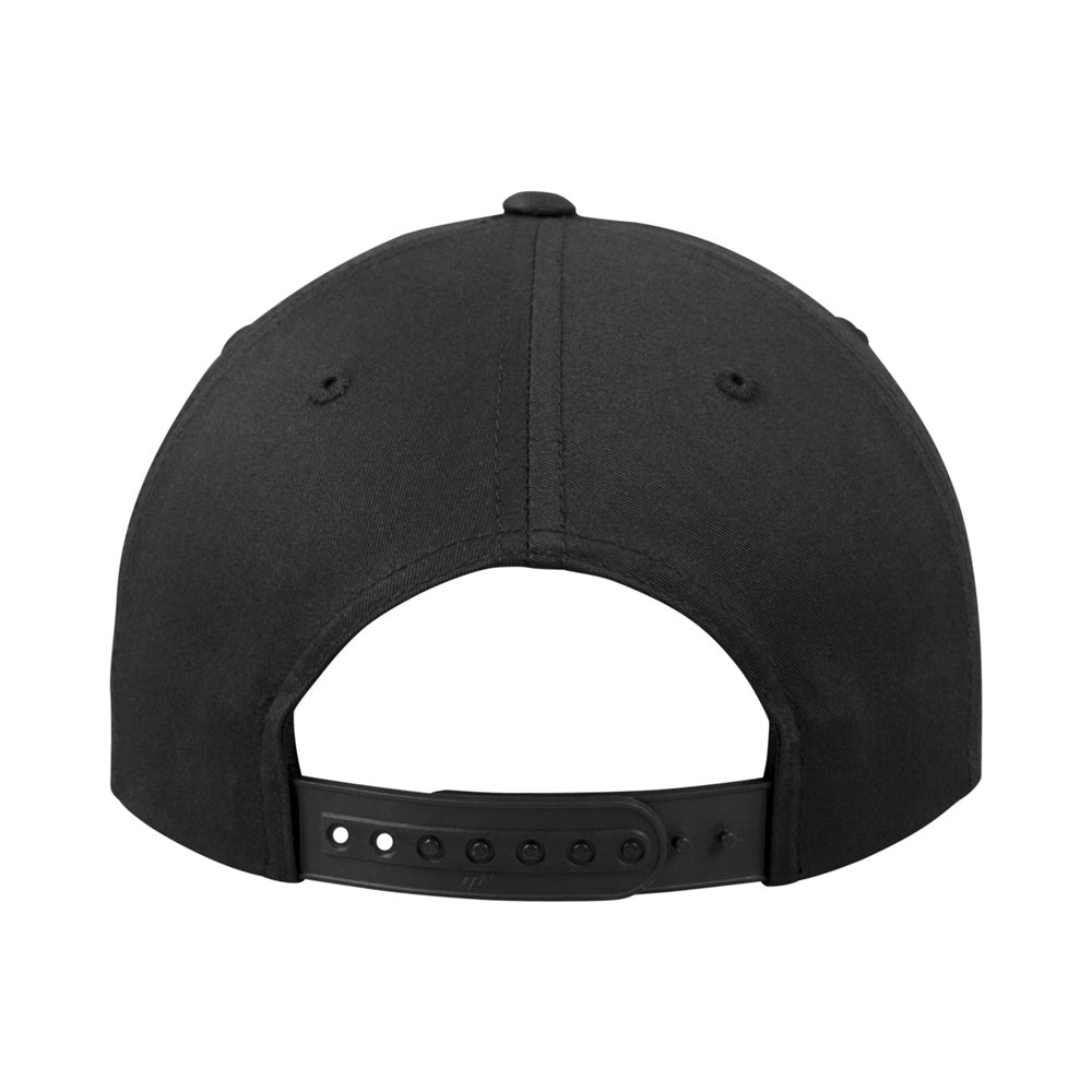 Yupoong - Unstructured 5-Panel Snapback - Black - capstore.dk