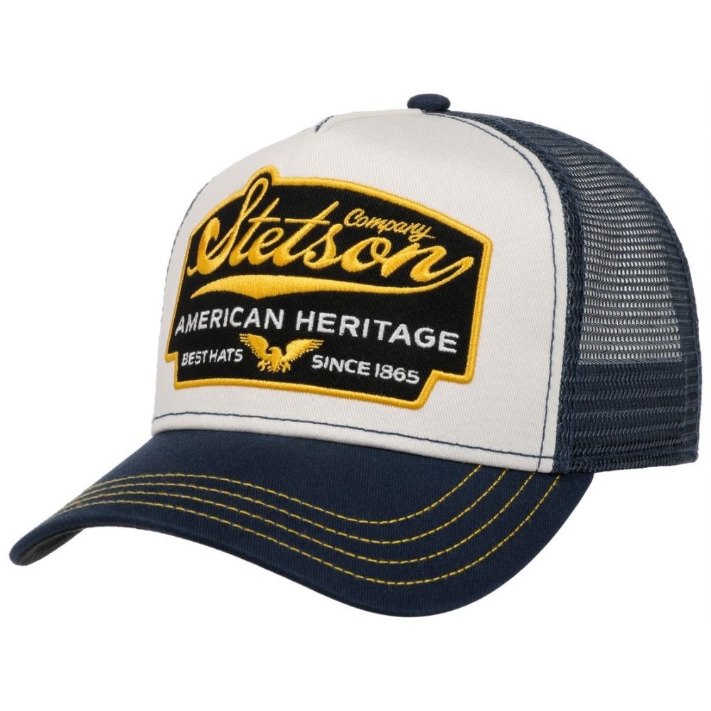 Stetson - American Heritage Trucker Cap - Navy/White
