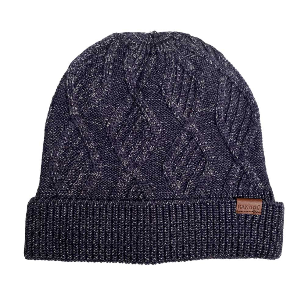 Kangol - Helix Cable Pull-On Beanie - Navy