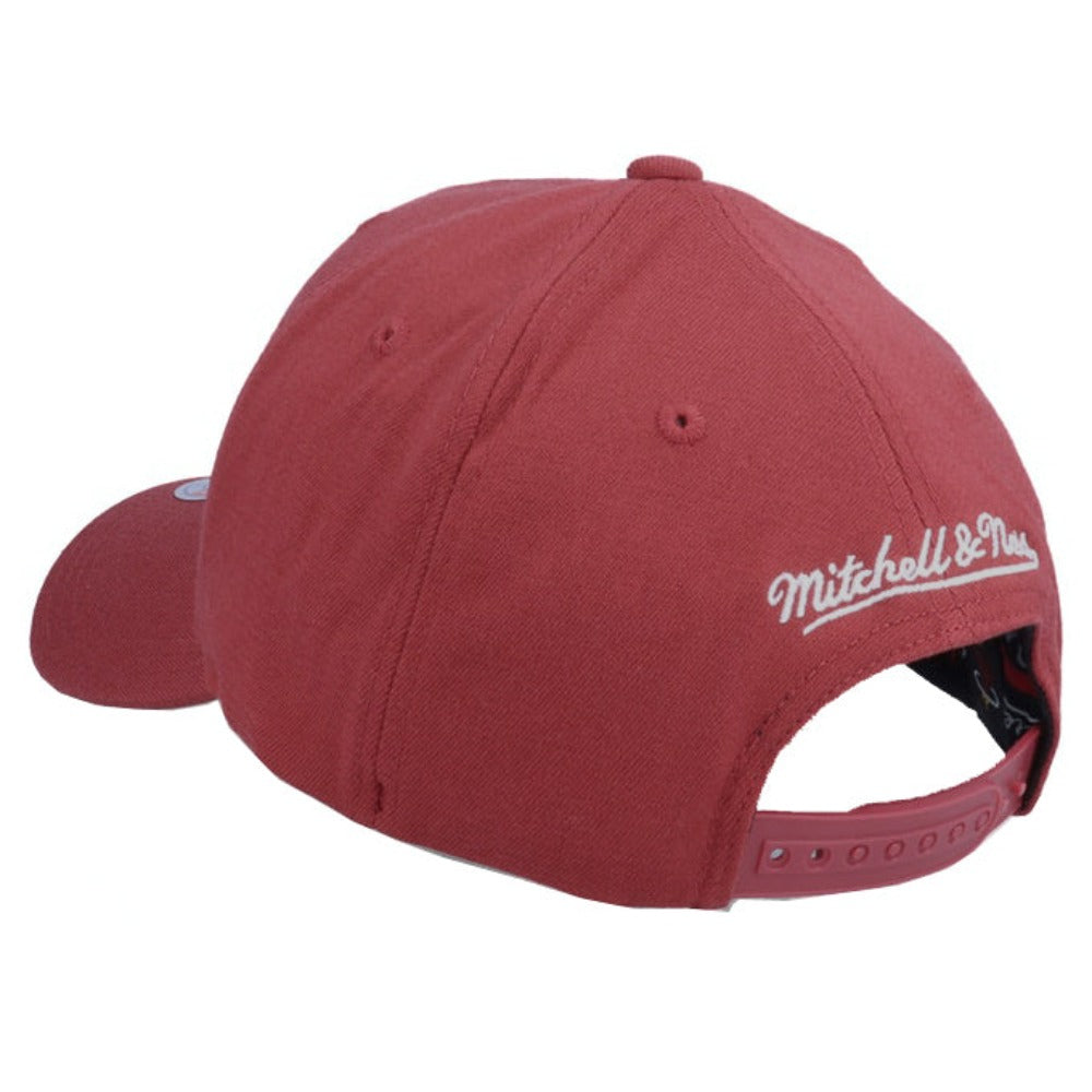 Mitchell & Ness - Miami Heat Snapback Cap - Maroon - capstore.dk