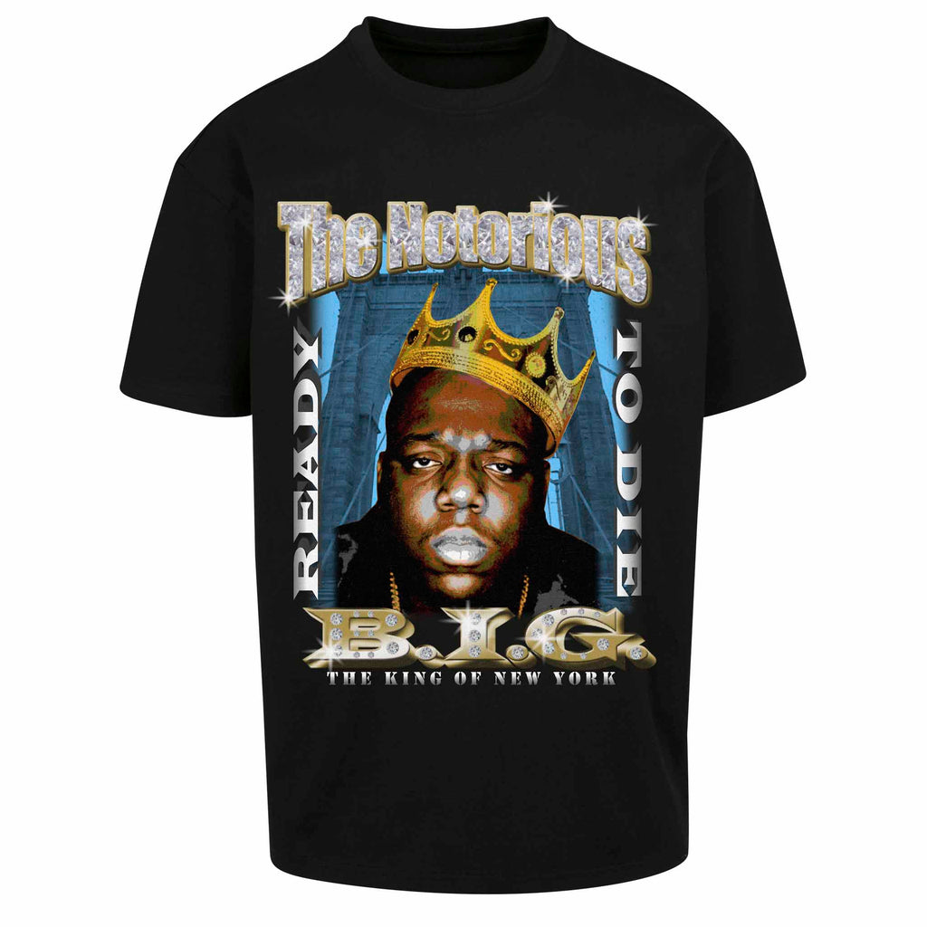 Upscale - Biggie Crown Oversize Tee - Black