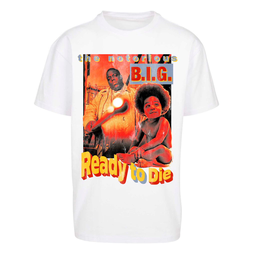 Upscale - Biggie Ready To Die Oversize Tee - White