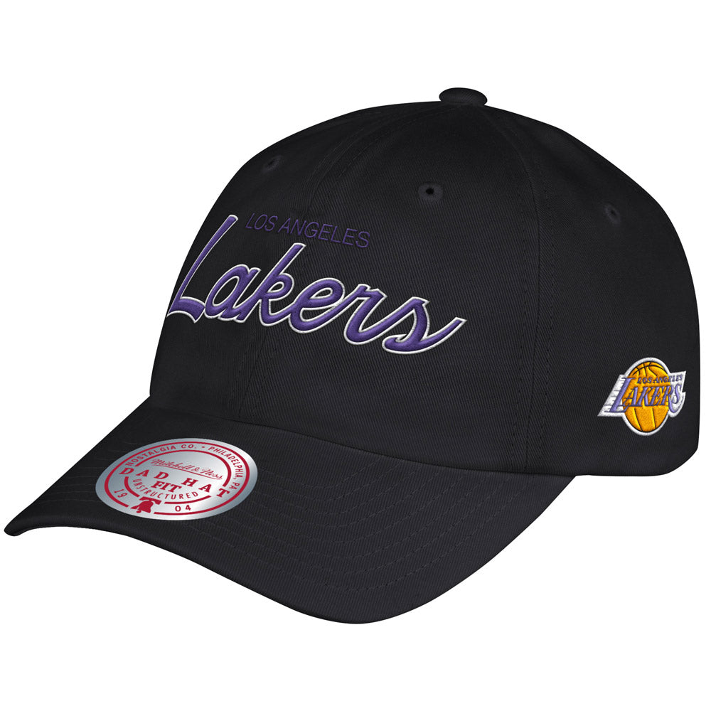 Black lakers dad hat online