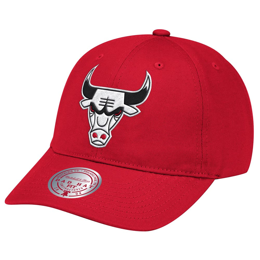 Mitchell & Ness - Chicago Bulls Dad Cap - Red - capstore.dk