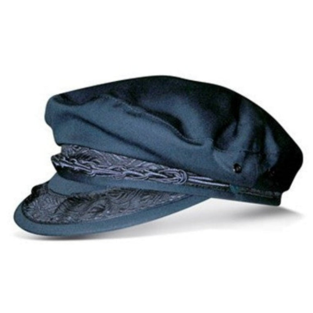 HZ - Navy Sailor Hat - Poplin