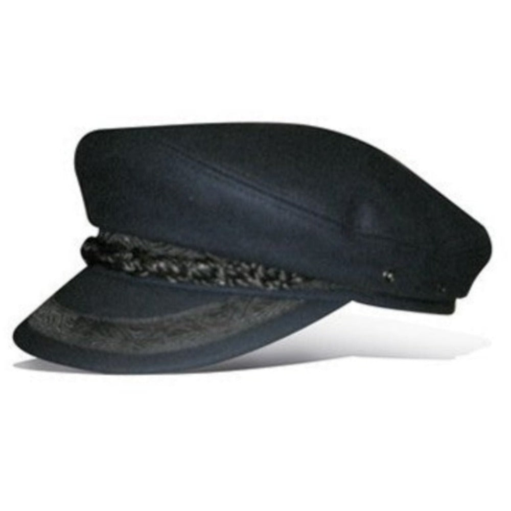 HZ - Navy Sailor Hat - Wool