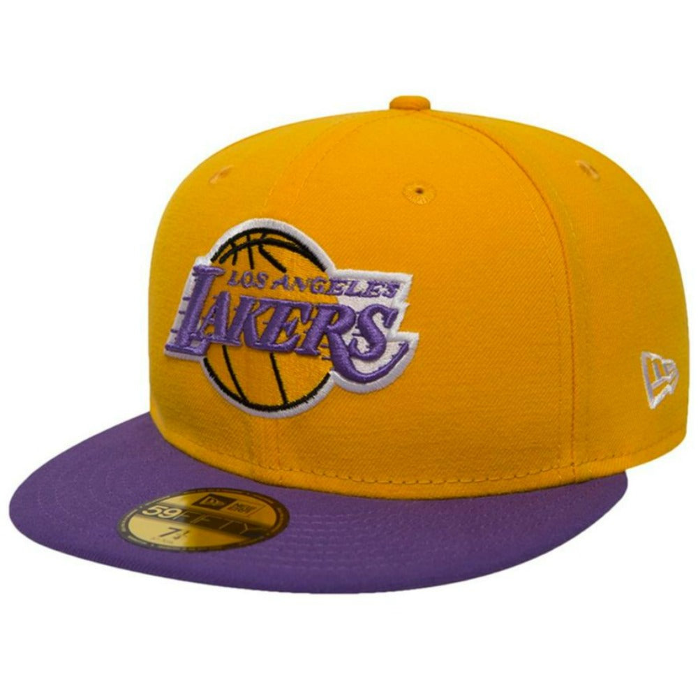 New Era - 59Fifty Fitted - Los Angeles Lakers - Yellow/Purple - capstore.dk