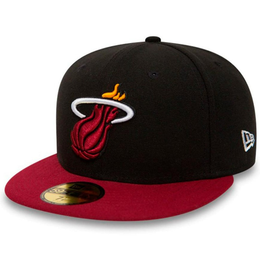 New Era - 59Fifty Fitted - Miami Heat - Black/Red - capstore.dk