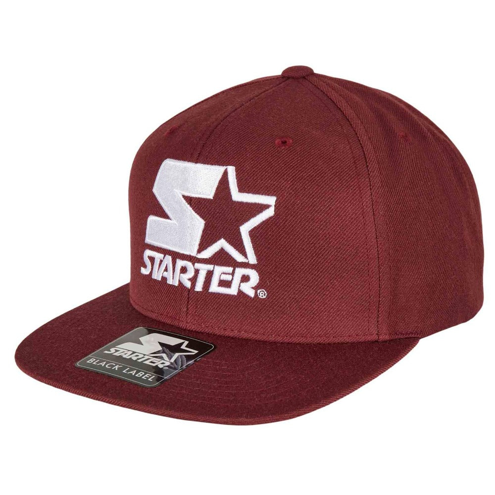 Starter - Logo Snapback Cap - Maroon - capstore.dk