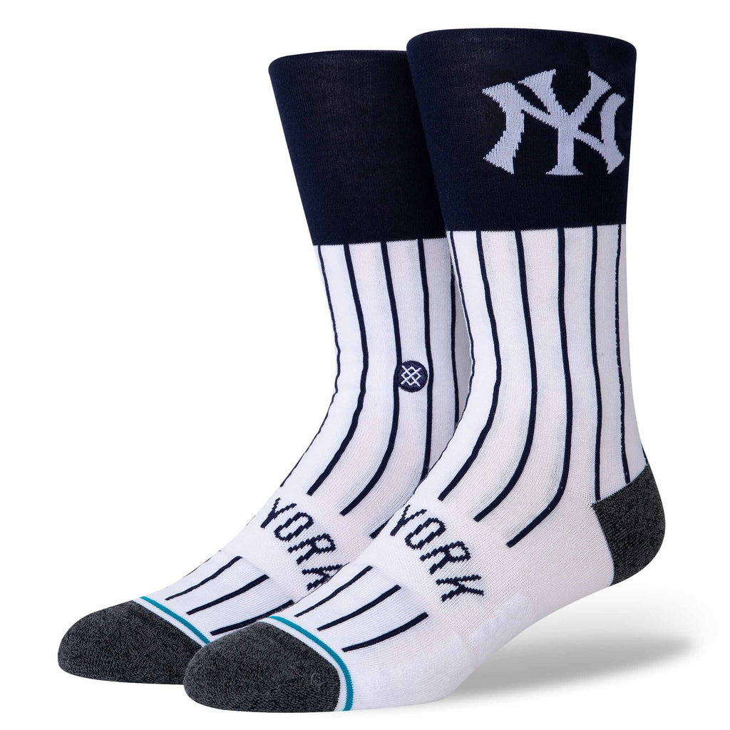Stance - MLB NY Yankees Socks - White/Navy - capstore.dk