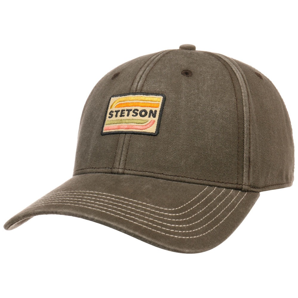 Stetson - Cotton Baseball Cap - Olive - capstore.dk
