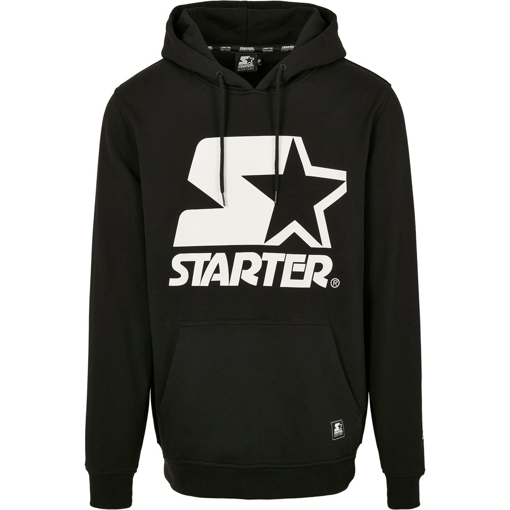 Starter - Big Logo Hoodie - Black - capstore.dk