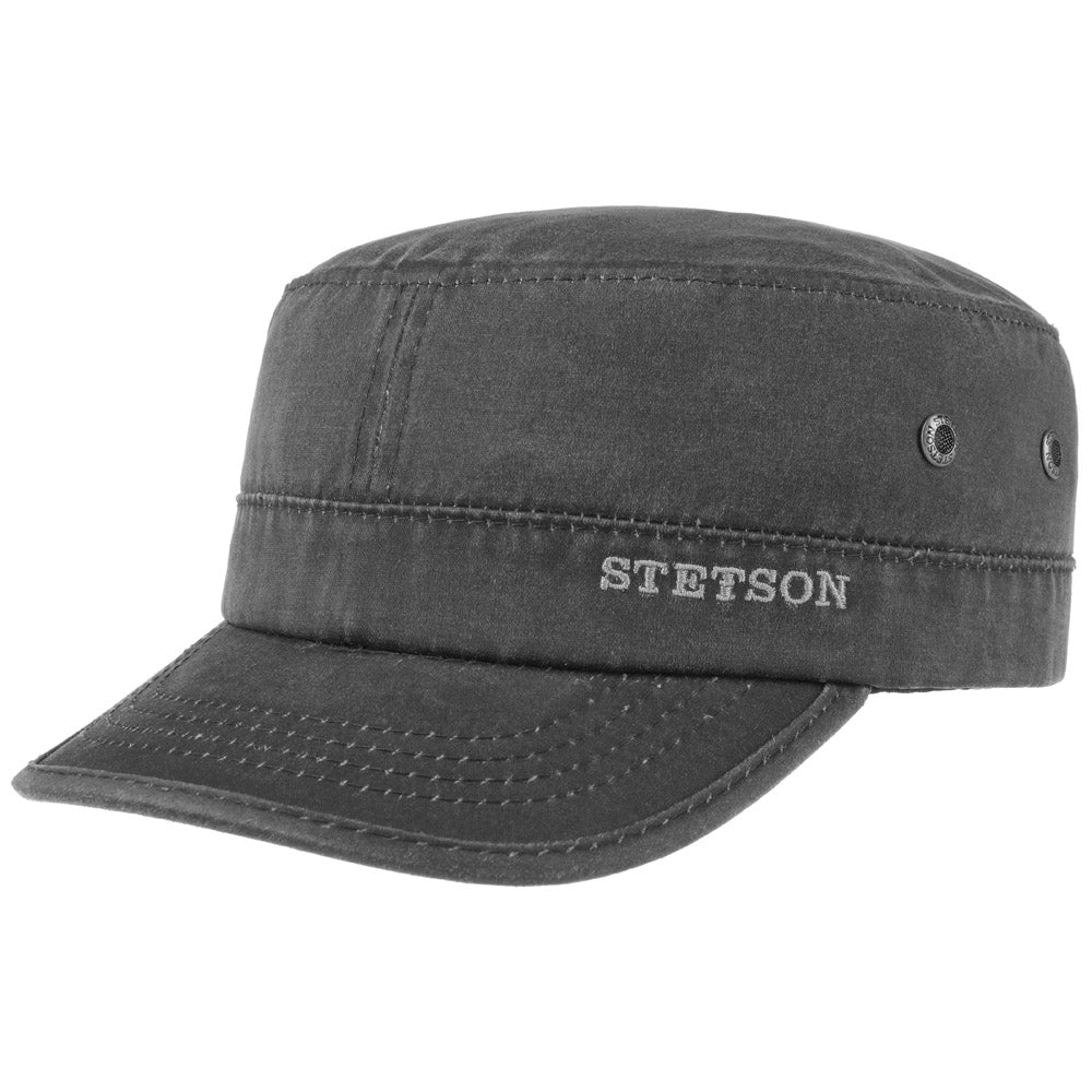 Stetson - Army Cap - Black - capstore.dk