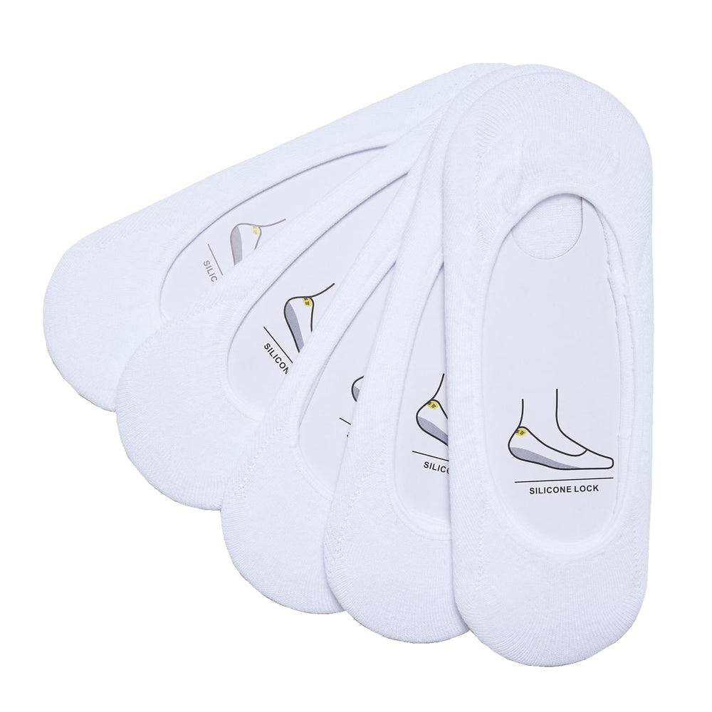 Capstore - Invisible Socks 5-Pack - White