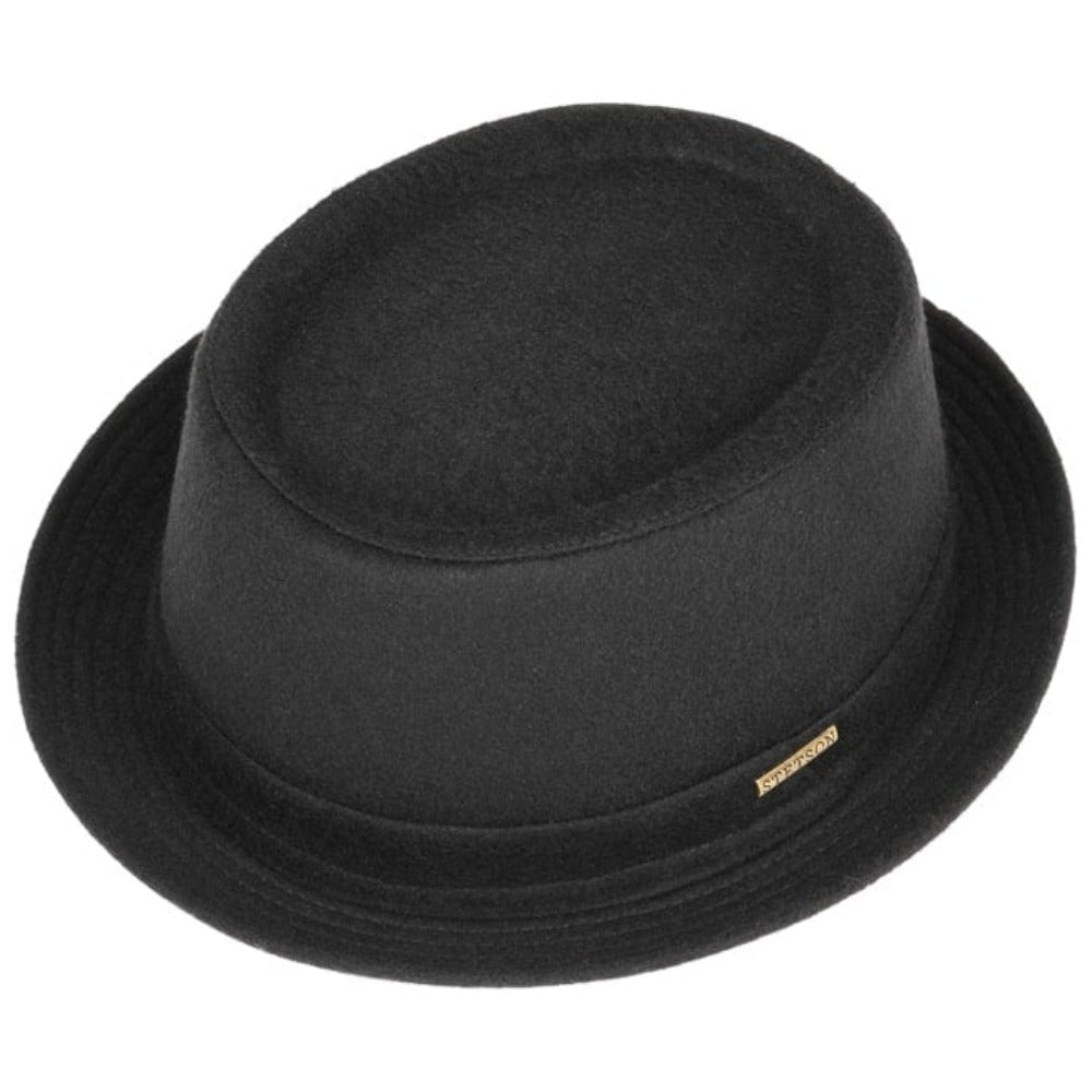 Stetson - Pork Pie Hat Wool - Black