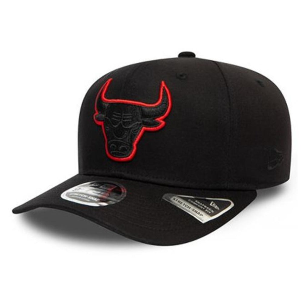 New Era - 9Fifty - Snapback - Chicago Bulls - Black/Red - capstore.dk