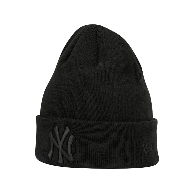 New Era - New York Yankees Beanie - Black/Black - capstore.dk